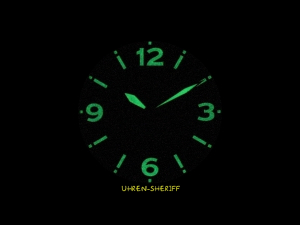 Preview: Messerschmitt ME-6332-DD1 Zifferblatt nachtleuchtend